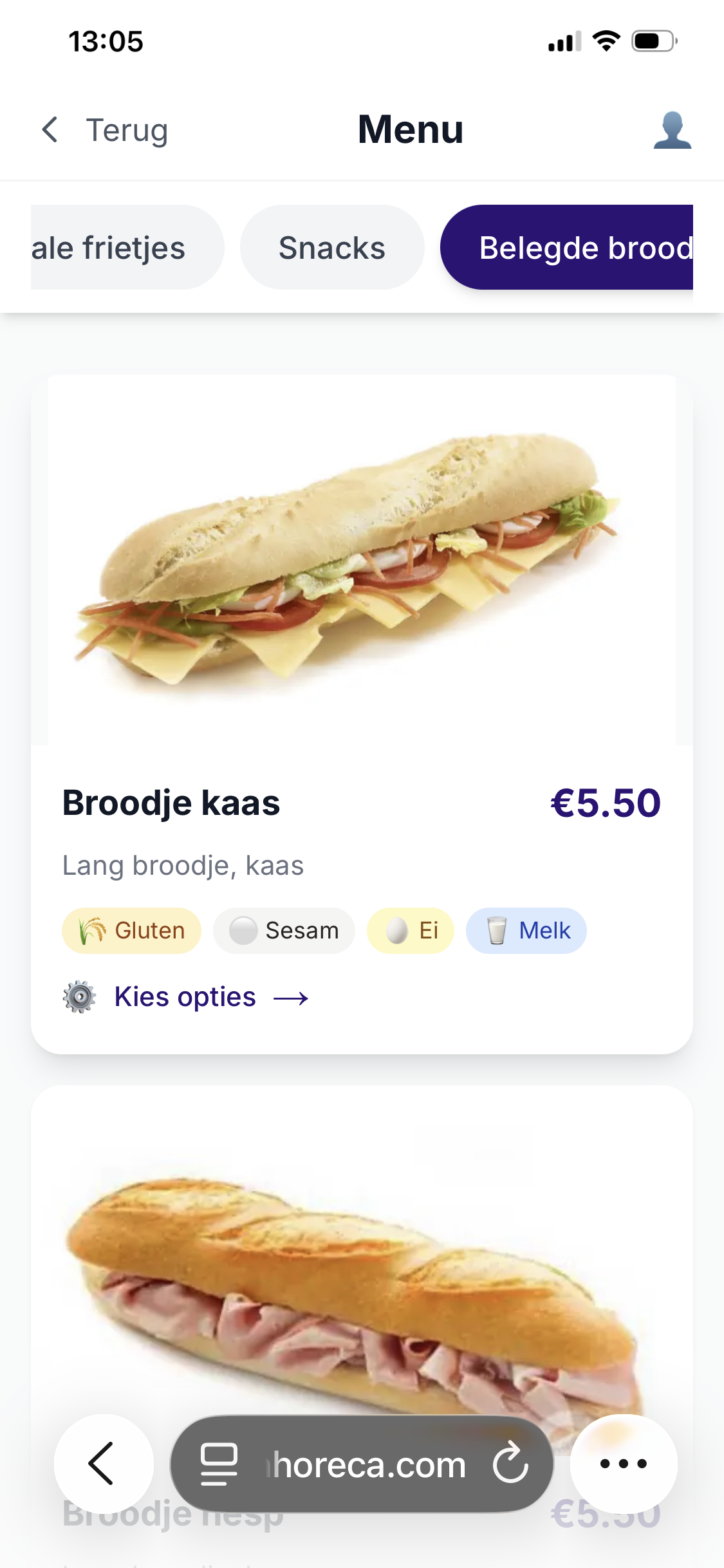 Vysion Horeca Mobiele App